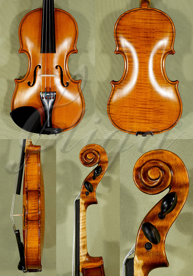Antiqued 1/10 WORKSHOP GEMS 1 One Piece Back Violin * Code: C0960
