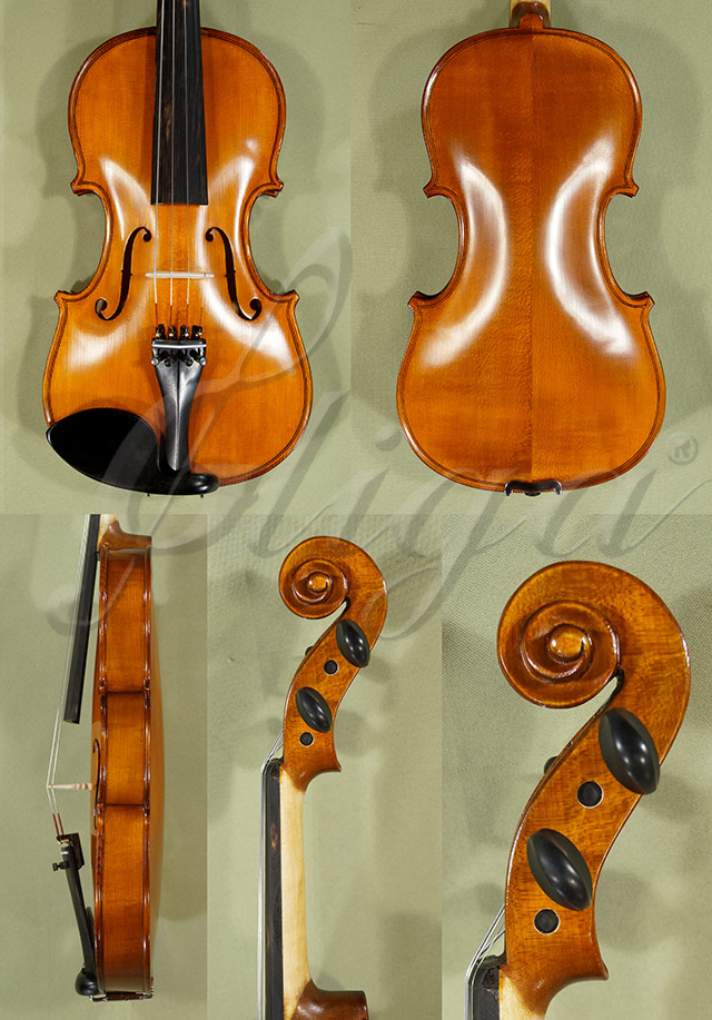 Antiqued 7/8 School GENIAL 1-Oil Violin * Code: C1124
