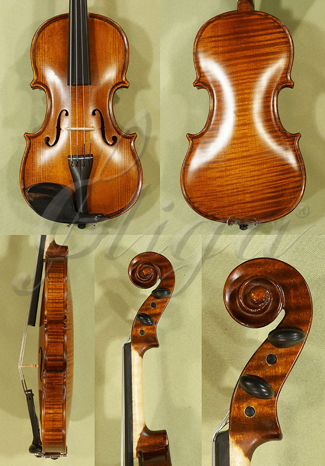 Antiqued 1/10 WORKSHOP GEMS 1 One Piece Back Violin  * Code: C7702