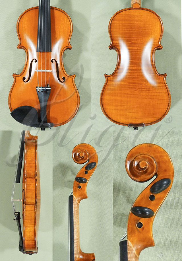 Antiqued 1/2 WORKSHOP GEMS 1 One Piece Back Violin  * Code: D0114