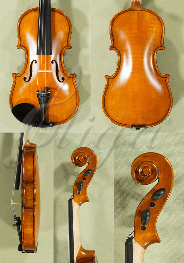 Antiqued 1/8 School GENIAL 1-Oil Violin  * Code: D0407