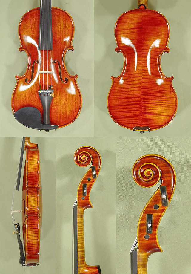 Shiny Antiqued 1/2 PROFESSIONAL GAMA Super Violin * Code: B0703