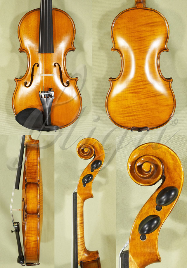 Antiqued 1/4 WORKSHOP GEMS 1 One Piece Back Violin * Code: C0645
