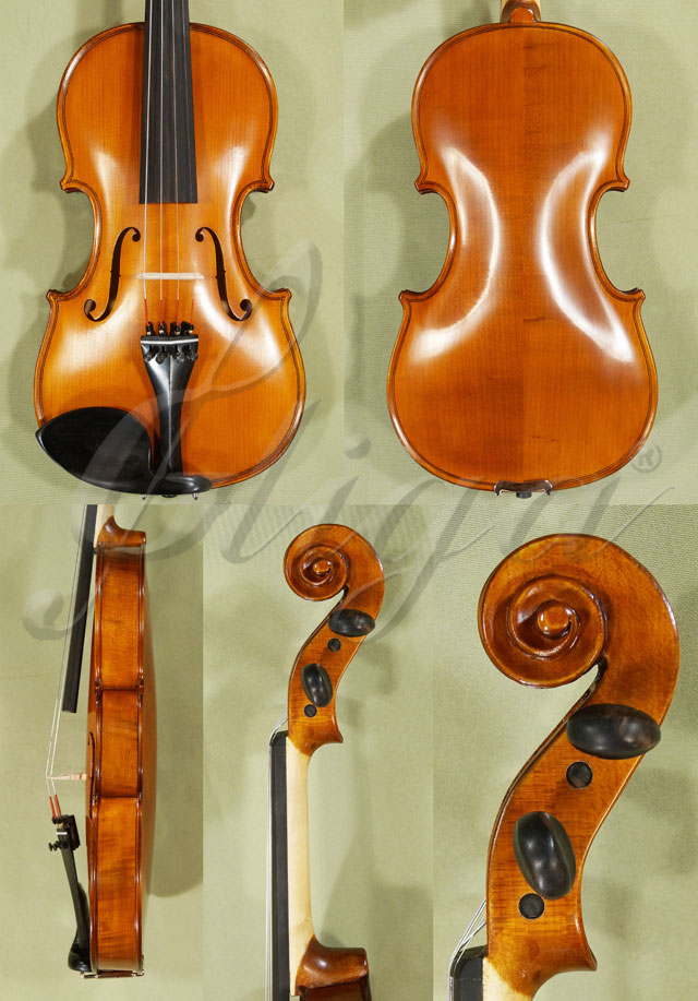Antiqued 7/8 School GENIAL 1-Oil Violin * Code: C2339