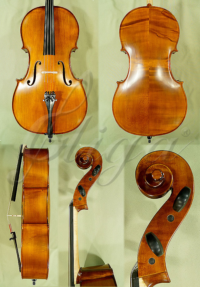 Antiqued 4/4 School GENIAL 1-Oil Cello * Code: C4311