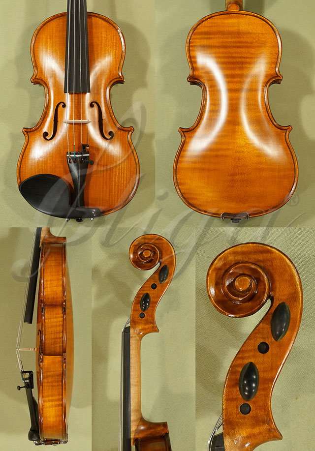 Antiqued 1/8 WORKSHOP GEMS 1 One Piece Back Violin  * Code: C6484