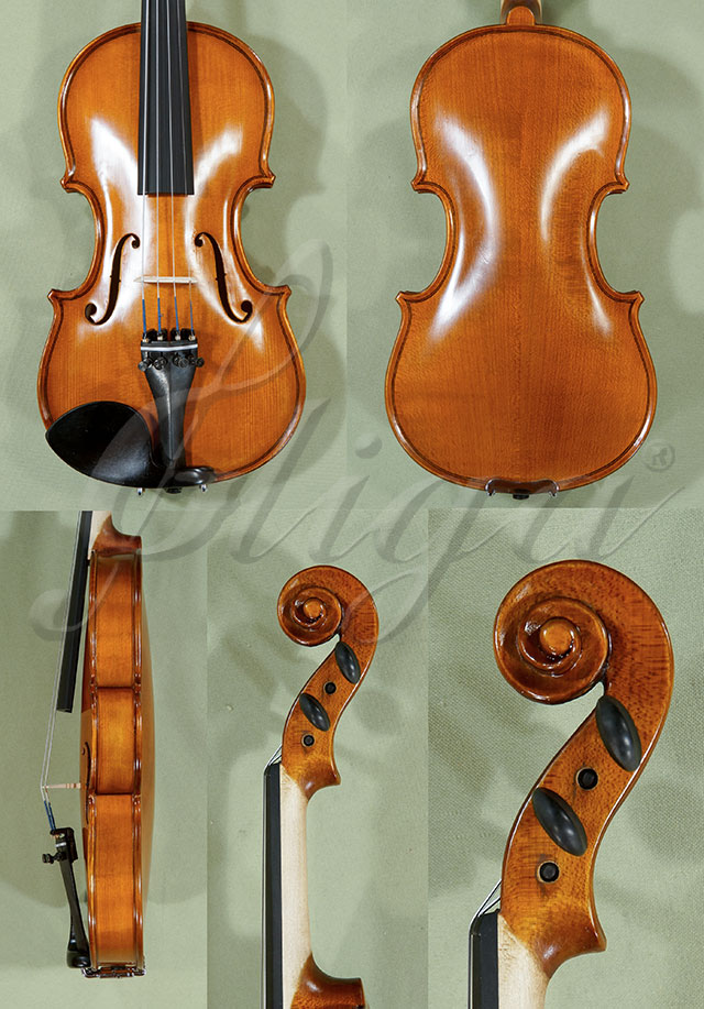 Antiqued 1/4 School GENIAL 1-Oil Violin  * Code: C8482