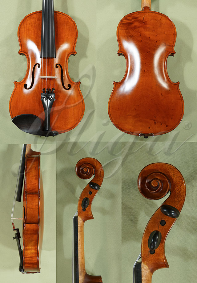 Antiqued 15" Student GEMS 2 Birds Eye Maple One Piece Back Viola  * Code: C8732