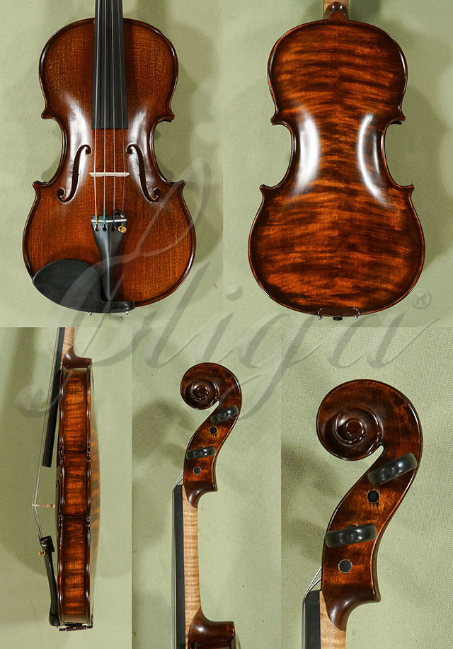 Stained Antiqued 1/2 PROFESSIONAL GAMA Violin * Code: D0349