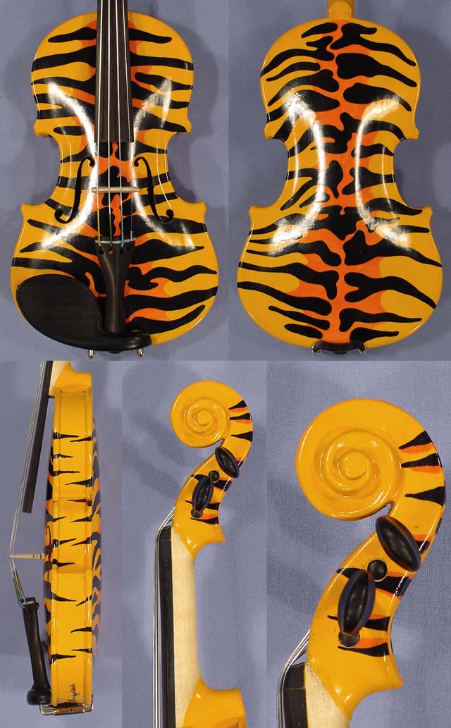 1/32 ADVANCED Student GEMS 2 Orange Tiger Violin * Code: A1518