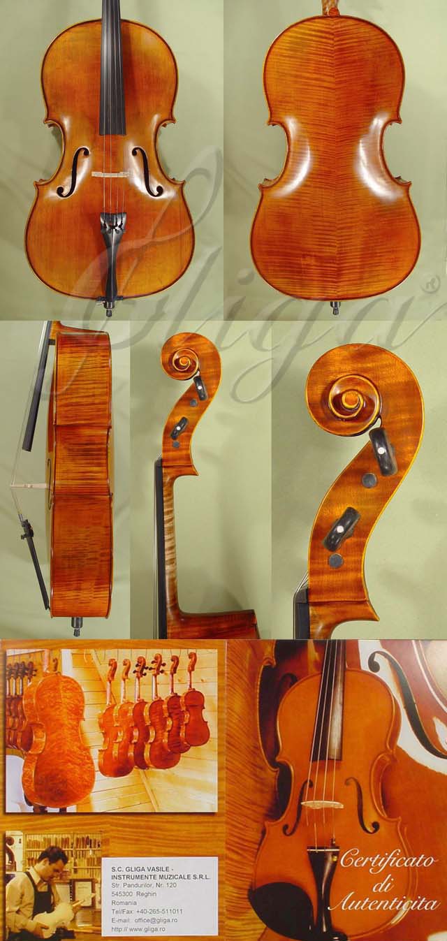 4/4 MAESTRO VASILE GLIGA Cello 'Montagnana 1739' Model * Code: A7444