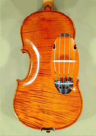 4/4 MAESTRO VASILE GLIGA Five Strings One Piece Back Violins * GC5613