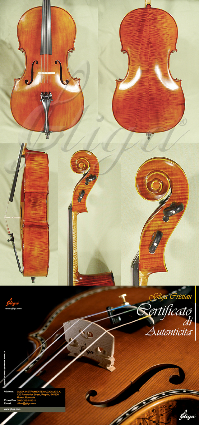 Antiqued 4/4 MAESTRO GLIGA Cello * Code: B1138