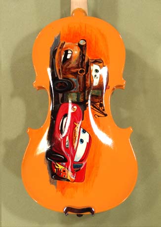 1/4 ADVANCED Student 'GEMS 2' Orange 'Cars' Violins * GC6430