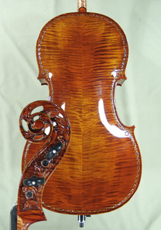 Shiny 4/4 MAESTRO VASILE GLIGA Scroll Cellos  * GC5994