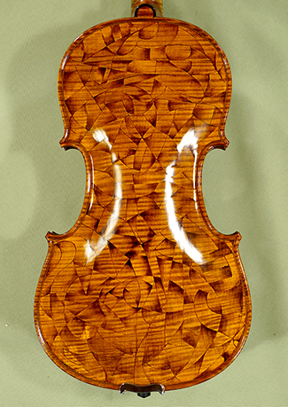 Shiny 4/4 MAESTRO VASILE GLIGA One Piece Back Violins * GC6799