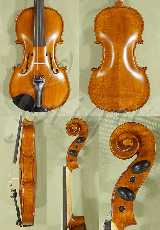 Antiqued 4/4 School GENIAL 1-Oil Violin * Code: B7985