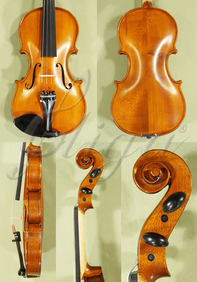 Antiqued 7/8 School GENIAL 1-Oil Violin * Code: B8318