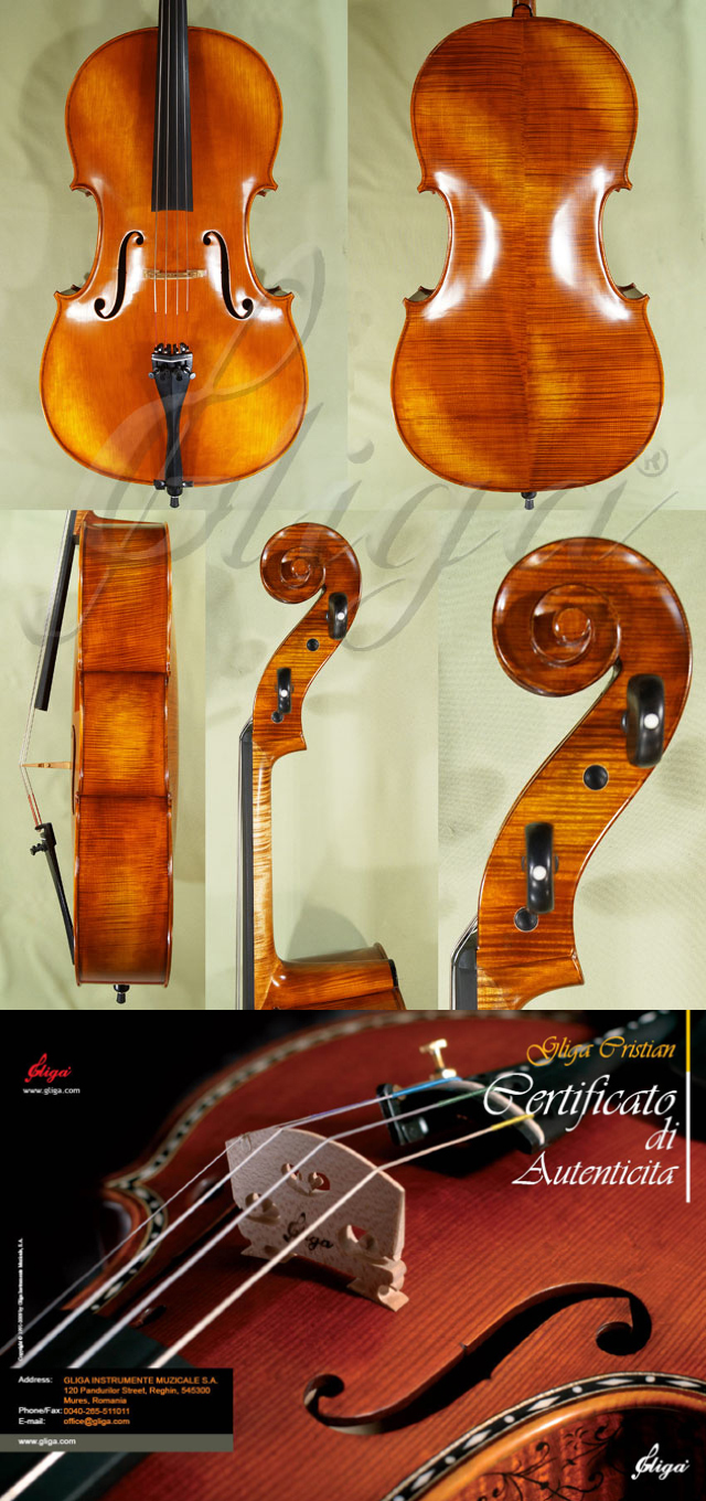 Antiqued 4/4 MAESTRO GLIGA Cello * Code: B8978