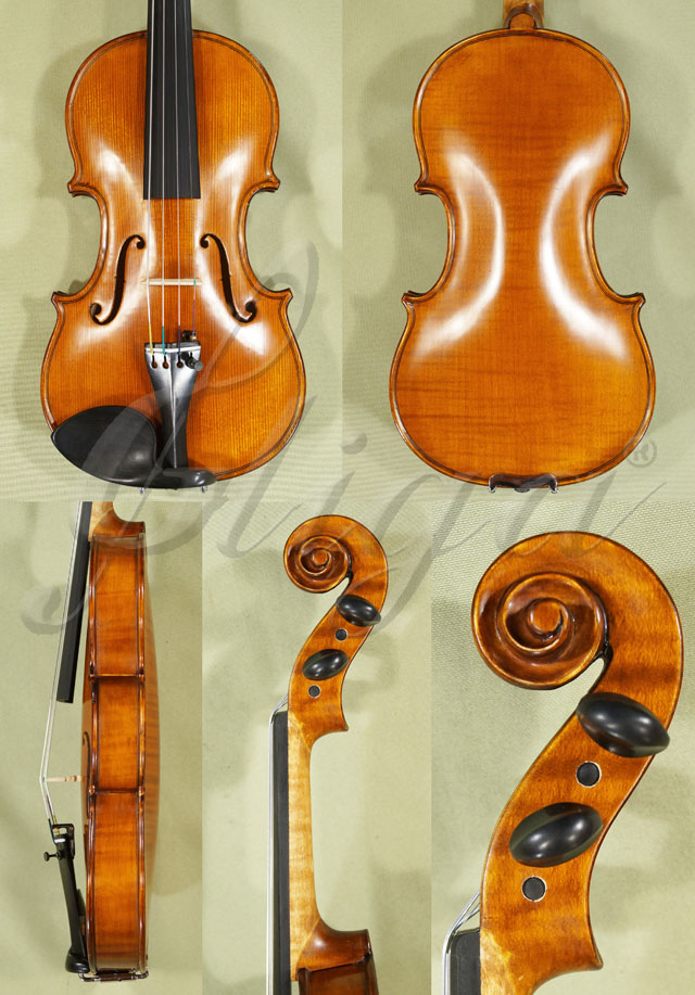 Antiqued 1/4 WORKSHOP GEMS 1 One Piece Back Violin * Code: C0648