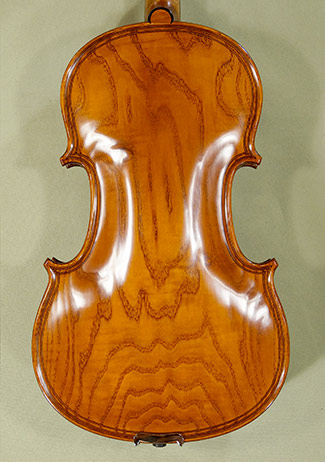 4/4 MAESTRO VASILE GLIGA Inlaid Double Purfling Ash One Piece Back Violins Guarneri * GC5781