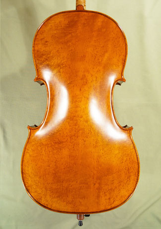 4/4 PROFESSIONAL GAMA Densely Birds Eye Maple One Piece Back Cellos  * GC6780