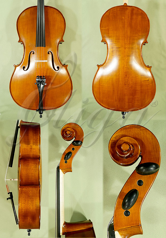 Antiqued 3/4 School GENIAL 1-Oil Cello * Code: C4019