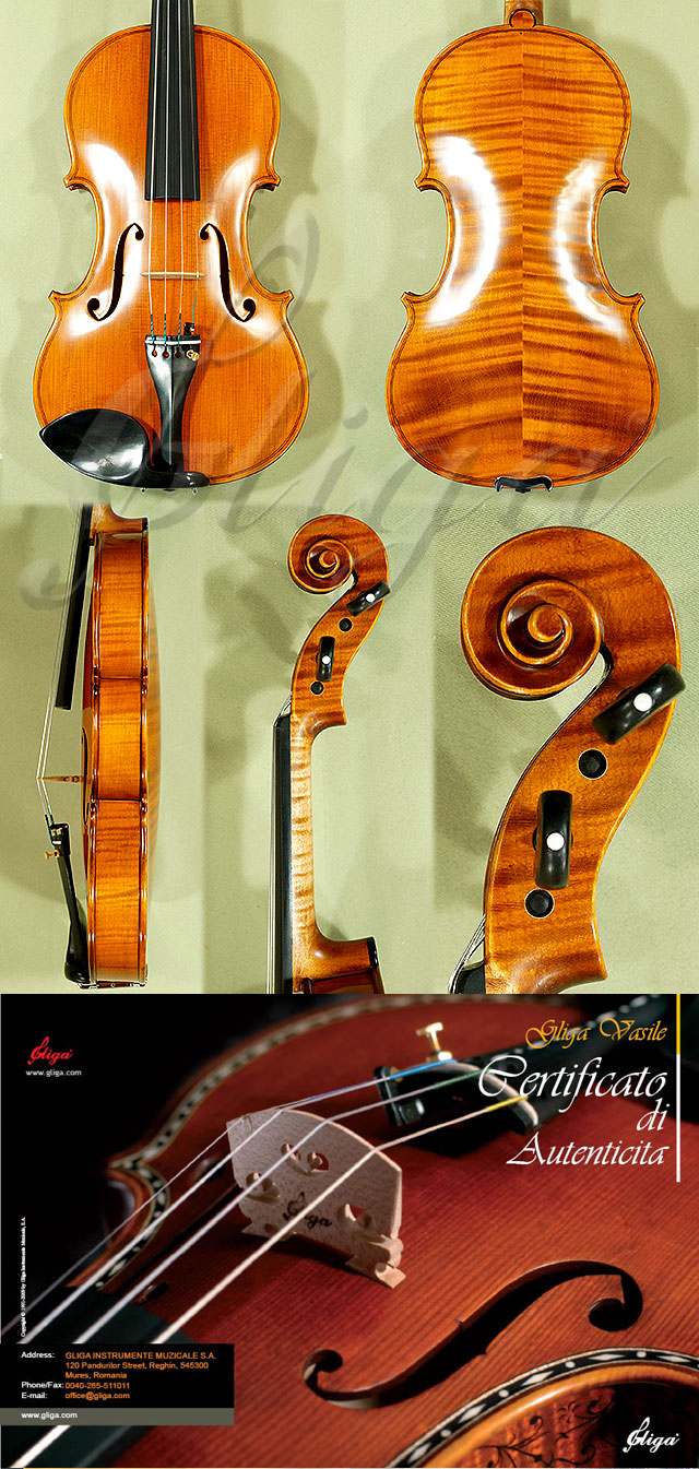 4/4 MAESTRO VASILE GLIGA Violin Guarnieri SUA * Code: C4161