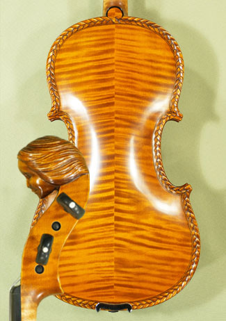 4/4 MAESTRO VASILE GLIGA Girl Scroll Violins * GC6886