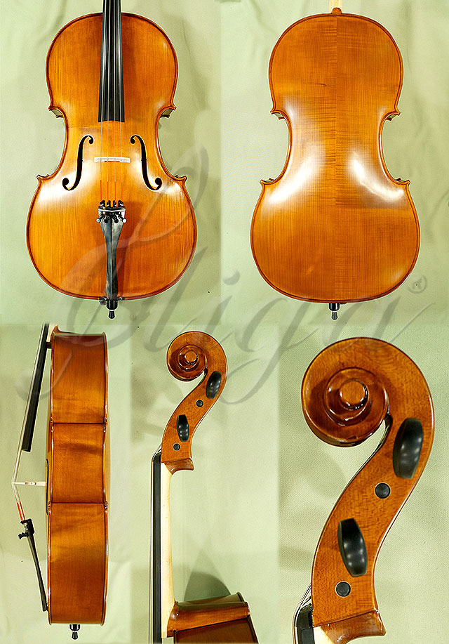 Antiqued 4/4 School GENIAL 1-Oil Cello * Code: C4324