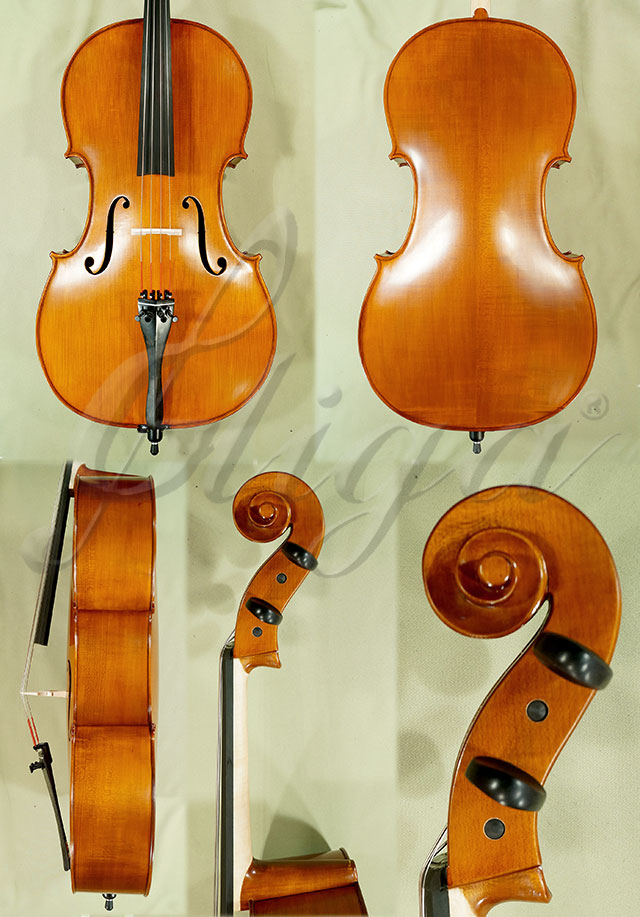 Antiqued 4/4 School GENIAL 1-Oil Cello * Code: C4325