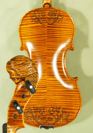 4/4 MAESTRO VASILE GLIGA Girl Scroll Violins * GC6825