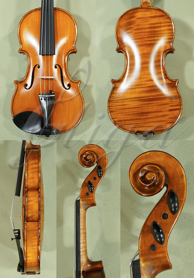 Antiqued 1/4 WORKSHOP GEMS 1 One Piece Back Violin * Code: C6715