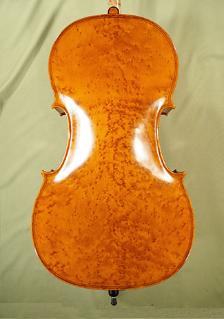 4/4 MAESTRO VASILE GLIGA Inlaid Double Purfling Densely Birds Eye Maple Cellos * GC7284