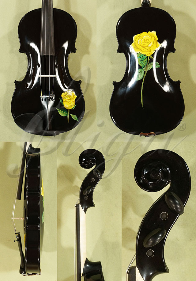 4/4 Student GEMS 2 Black Rose Violin  * Code: C6902