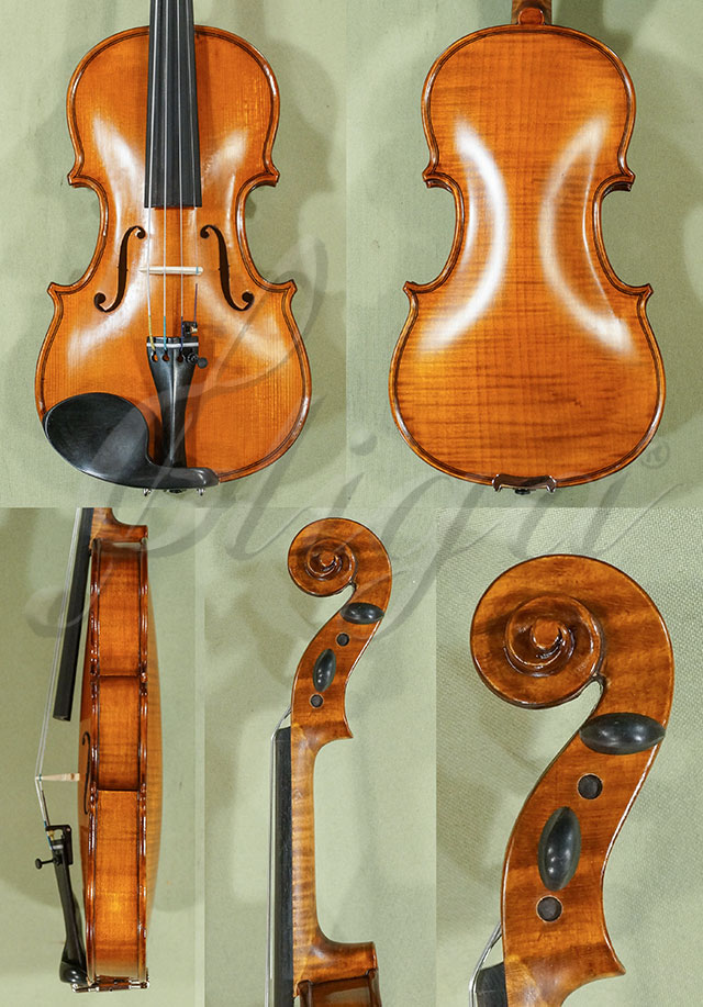 Antiqued 1/8 WORKSHOP GEMS 1 One Piece Back Violin  * Code: C6968