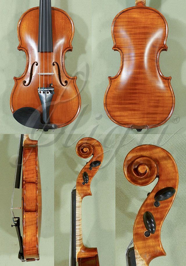 Antiqued 1/4 WORKSHOP GEMS 1 One Piece Back Violin  * Code: C7000