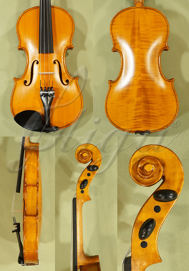 Antiqued 4/4 School GENIAL 1-Oil Violin  * Code: C7286