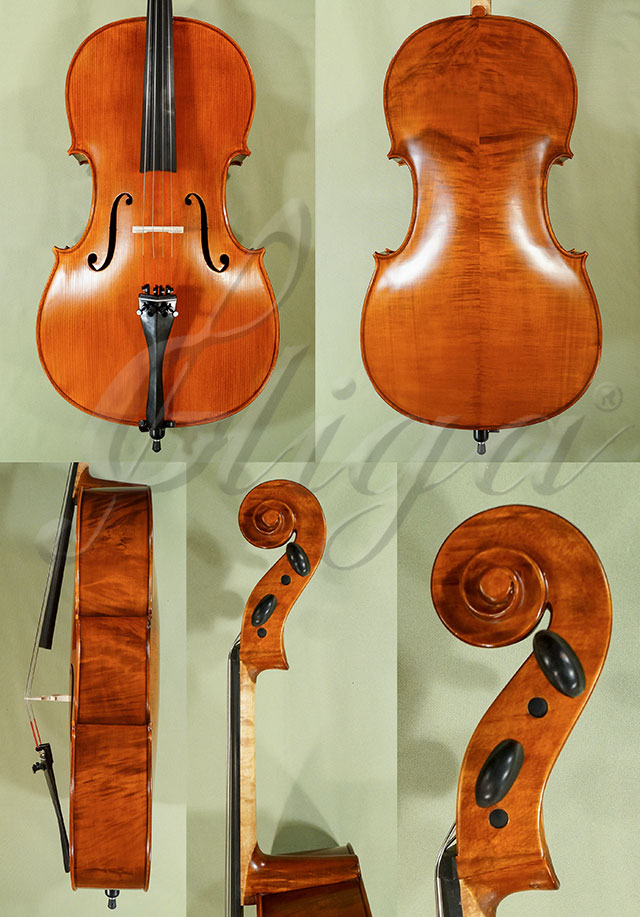 Antiqued 4/4 WORKSHOP GEMS 1 Wild Maple Cello * Code: C7302