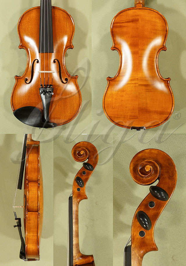 Antiqued 4/4 School GENIAL 1-Oil Violin * Code: C7956