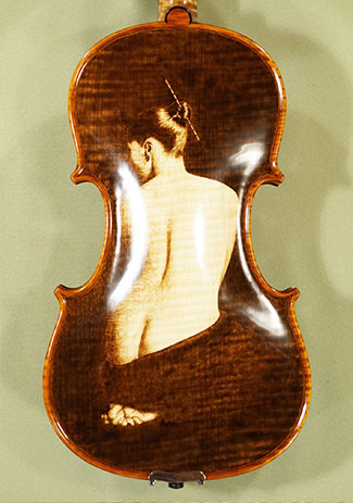 4/4 MAESTRO VASILE GLIGA One Piece Back Violins * GC5268