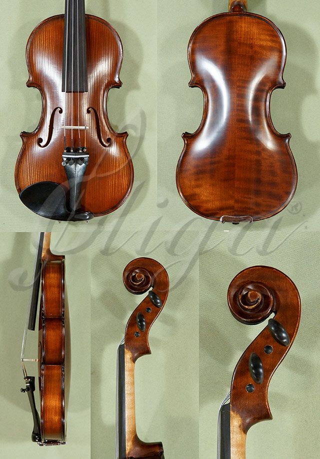 Antiqued 1/4 School GENIAL 1-Oil Violin  * Code: C8180