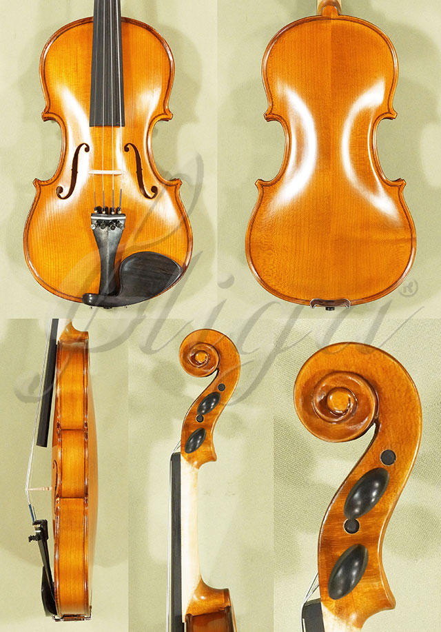 Antiqued 1/2 School GENIAL 1-Oil Left Handed Violin * Code: C8194