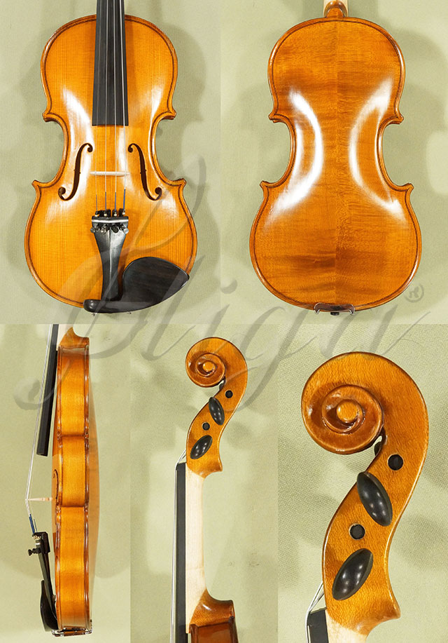 Antiqued 1/2 School GENIAL 1-Oil Left Handed Violin * Code: C8195