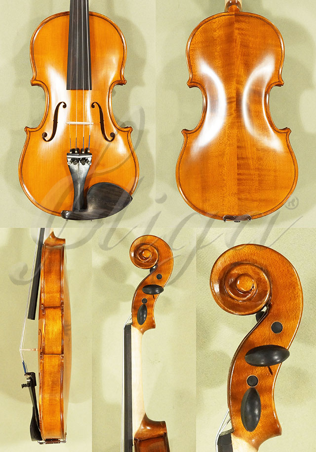 Antiqued 1/2 School GENIAL 1-Oil Left Handed Violin * Code: C8196