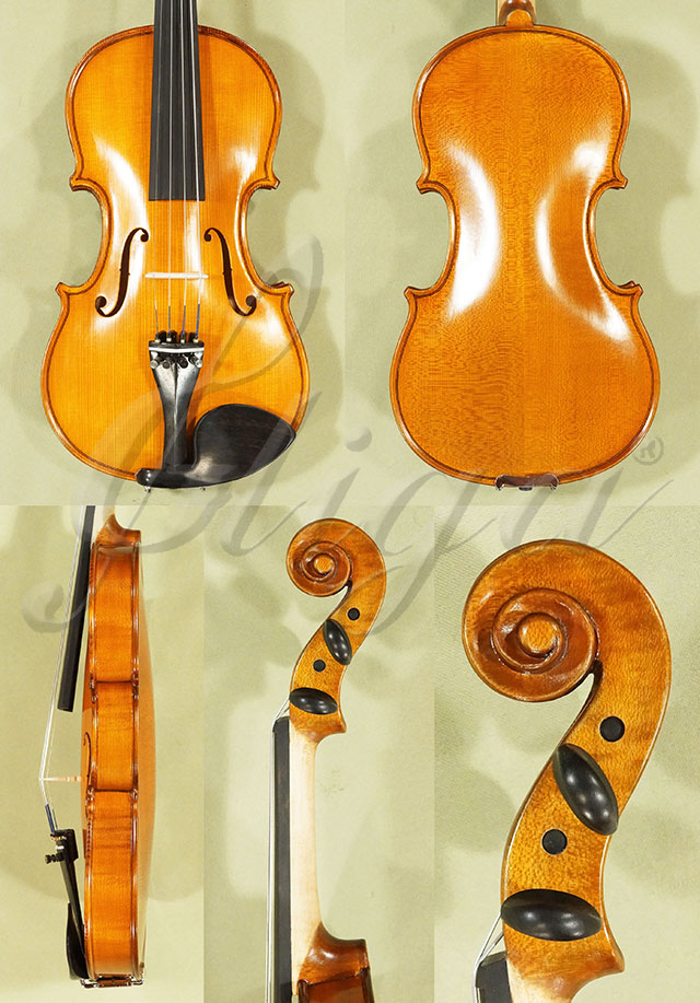 Antiqued 1/2 School GENIAL 1-Oil Left Handed Violin * Code: C8197
