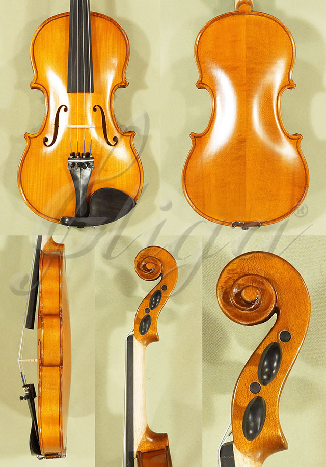 Antiqued 1/2 School GENIAL 1-Oil Left Handed Violin * Code: C8198