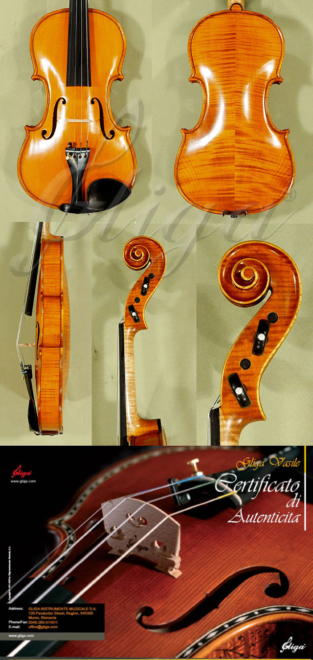 4/4 MAESTRO VASILE GLIGA Left Handed Violin * Code: C8218