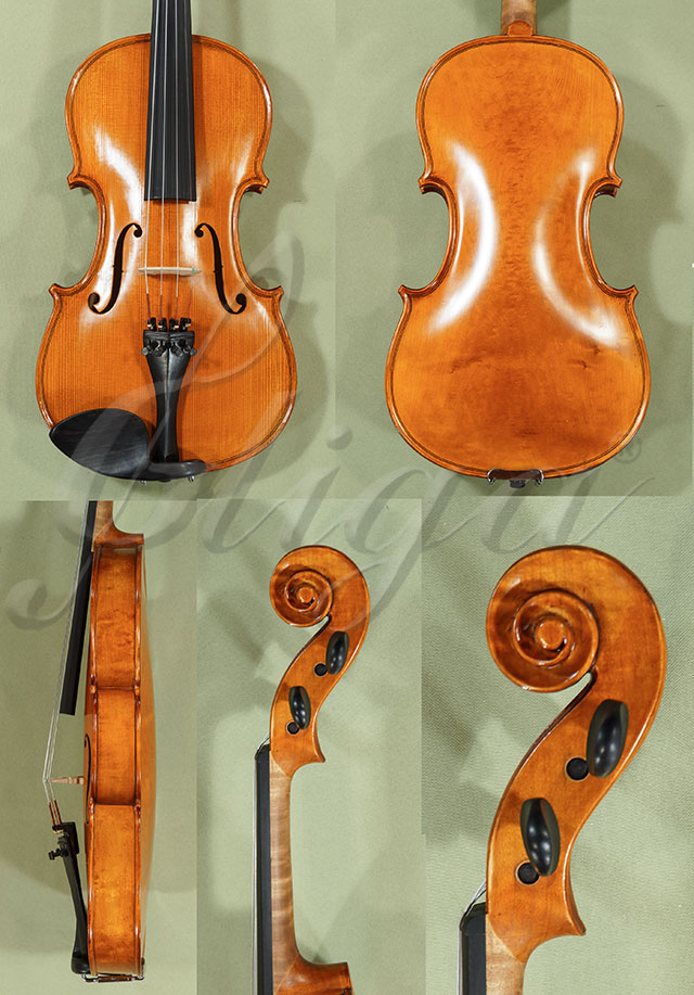 Antiqued 4/4 Student GEMS 2 Birds Eye Maple One Piece Back Violin  * Code: C8353