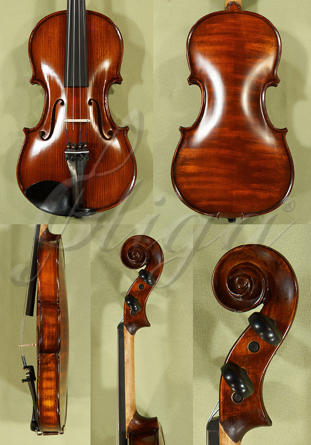 Stained Antiqued 3/4 School GENIAL 1-Oil Violin  * Code: C8401